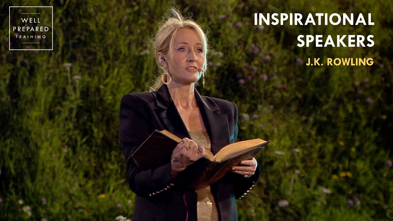Inspirational Speakers. J.K. Rowling.