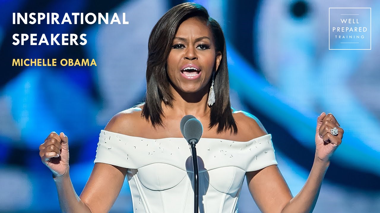 Inspirational Speakers. Michelle Obama.